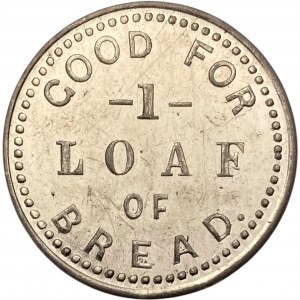 Canada Trenton Ontario 1 Loaf D.E. Clarke Merchant Token