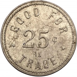Canada West Huntingdon Ontario 25 Cent F. Ashley Merchant Token 1132-A-C