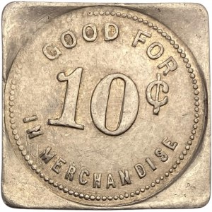 Canada Zurich Ontario 10 Cent T.L. Wurm Merchant Token 1192-D-D