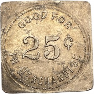 Canada Zurich Ontario 25 Cent T.L. Wurm Merchant Token 1192-D-C