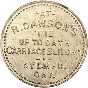 Canada Aylmer Ontario 1 Dollar R. Dawson's Merchant Token 56-C-A