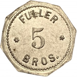 Canada Arkona Ontario 5 Cent Fuller Bros. Merchant Token 36-D-E