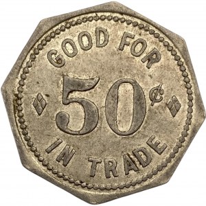 Canada Arkona Ontario 50 Cent Fuller Bros. Merchant Token 36-D-B