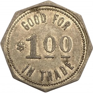 Canada Arkona Ontario 1 Dollar Fuller Bros. Merchant Token 36-D-A