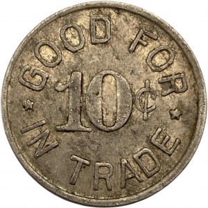 Canada Arkona Ontario 10 Cent Brown Bros. with Stars Merchant Token 36-A-D