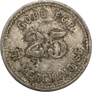 Canada Arkona Ontario 25 Cent J. Geo. Brown Merchant Token 36-B-C