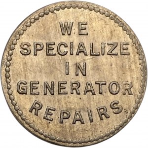 Canada Brantford Ontario 15 Cent Knowles Service Merchant Token 120-U-A