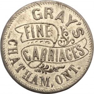 Canada Chatham Ontario Gray's Carriages Medallion
