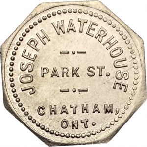 Canada Chatham Ontario 5 Loaves of Bread Joseph Waterhouse Merchant Token