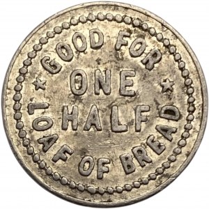 Canada Chesley Ontario One Half Loaf Buckley's Bakery Merchant Token