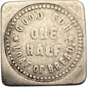 Canada Chesley Ontario One Half Loaf W.M. Buckley's Bakery Merchant Token