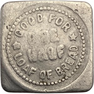 Canada Chesley Ontario One Half Loaf W.M. Buckley's Bakery Merchant Token