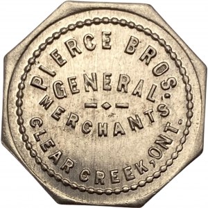Canada Clear Creek Ontario 10 Cent Pierce Bros. Merchant Token 212-A-D