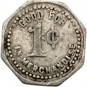 Canada Dashwood Ontario 1 Cent Tieman & Edighoffer Merchant Token 278-A-F