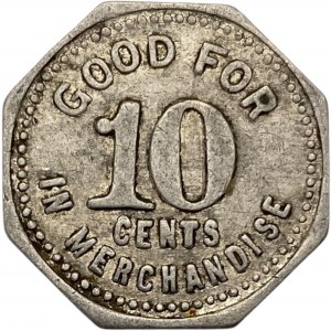 Canada Dashwood Ontario 10 Cent Tieman & Edighoffer Merchant Token 278-A-D
