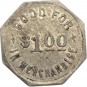 Canada Dashwood Ontario 1 Dollar Cent Tieman & Edighoffer Merchant Token 278-A-A