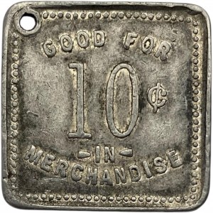 Canada Duart Ontario 10 Cent J.H.E. Jones Merchant Token 299a-A-D SCARCE