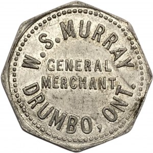 Canada Drumbo Ontario 5 Cent W.S. Murray Merchant Token 298-D-E