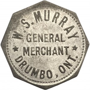 Canada Drumbo Ontario 10 Cent W.S. Murray Merchant Token 298-D-D