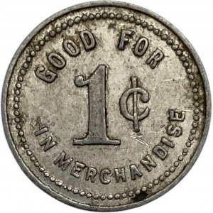 Canada Drumbo Ontario 1 Cent M.W. Binkley Merchant Token 298-A-F