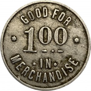 Canada Forestville Ontario 1 Dollar J.A. Hoover Merchant Token 388-A-A
