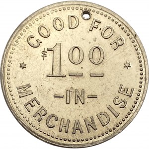 Canada Forest Ontario 1 Dollar Maylor's Limited Merchant Holed Token 384-E-Ax