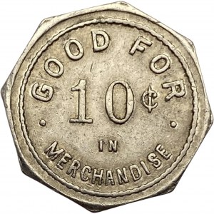 Canada Formosa Ontario 10 Cent Dentinger & Beingessner Merchant Token 392-A-D