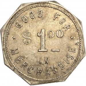 Canada Formosa Ontario 1 Dollar Dentinger & Beingessner Merchant Token 392-A-A