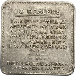 Canada Palmolive Soap One Cake Square Token