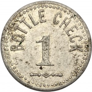 United States Detroit Greenwood Ave 1 Cent W.M. Moynihan Bottle Check Merchant Token