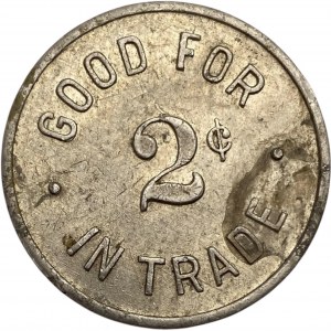 United States Buffalo NY Bailey Ave 2 Cent The Junior Boy's Store Merchant Token