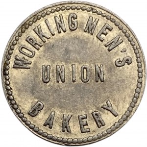 Canada Winnipeg Manitoba 2 Loafs Workingmen's Union Bakery Merchant Token