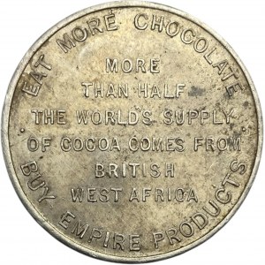 British West Africa Empire Products Cocoa & Chocolate Medallion