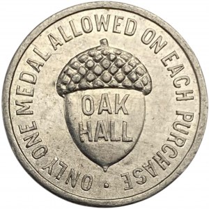 Canada Hamilton Ontario 25 Cent Oak Hall Merchant Token 464-AC-A