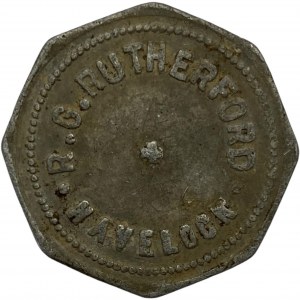 Canada Havelock Ontario 1 Quart Milk R.G. Rutherford Merchant Milk Token