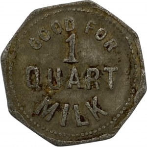 Canada Havelock Ontario 1 Quart Milk R.G. Rutherford Merchant Milk Token