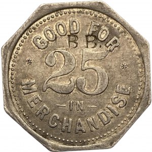 Canada Inwood Ontario 25 Cent J. Armstrong & Co. Merchant Token 516-B-Cx
