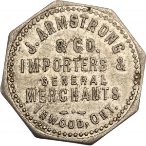 Canada Inwood Ontario 50 Cent J. Armstrong & Co. Merchant Token 516-B-B