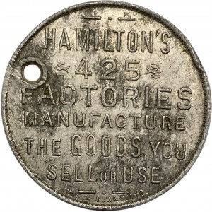 Canada Hamilton Ontario Business Certainty Medallion Holed