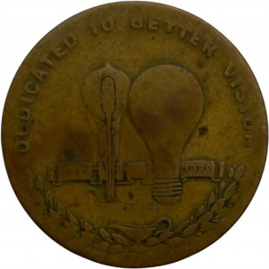 Canada Thomas Edison 1929 Lightbulb Medallion
