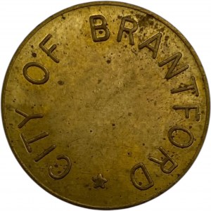 Canada Brantford Ontario Parking Medallion