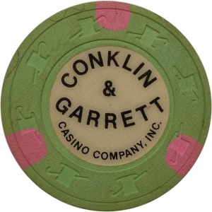 Canada Brantford Ontario Conklin & Garrett Casino Chip