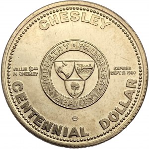 Canada Chesley Ontario Centennial Dollar Token