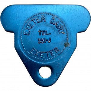 Canada Exeter Ontario 1 Quart Exeter Dairy Merchant Milk Token