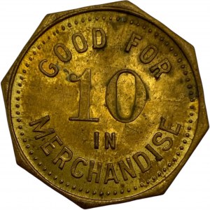 Canada Forest Ontario 10 Cent R.J. Vincent Merchant Token 384-H-Dx