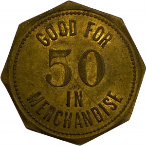 Canada Forest Ontario 50 Cent R.J. Vincent Merchant Token 384-H-Bx