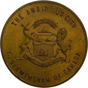 Canada Hamilton Ontario 1907 Jeremiah Gibbs Numismatist Merchant Medallion