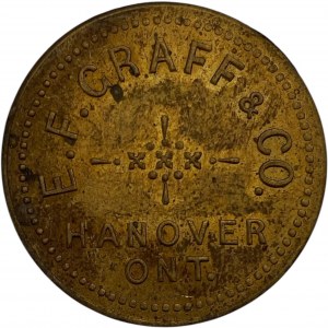 Canada Hanover Ontario 50 Cent E.F. Graff & Co Merchant Token 468-B-B