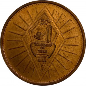 Canada Kirkland Lake Ontario 50 Years of Progress Medallion