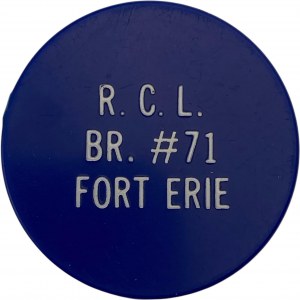 Canada Fort Erie Ontario R.C.L. BR. #71 Medallion